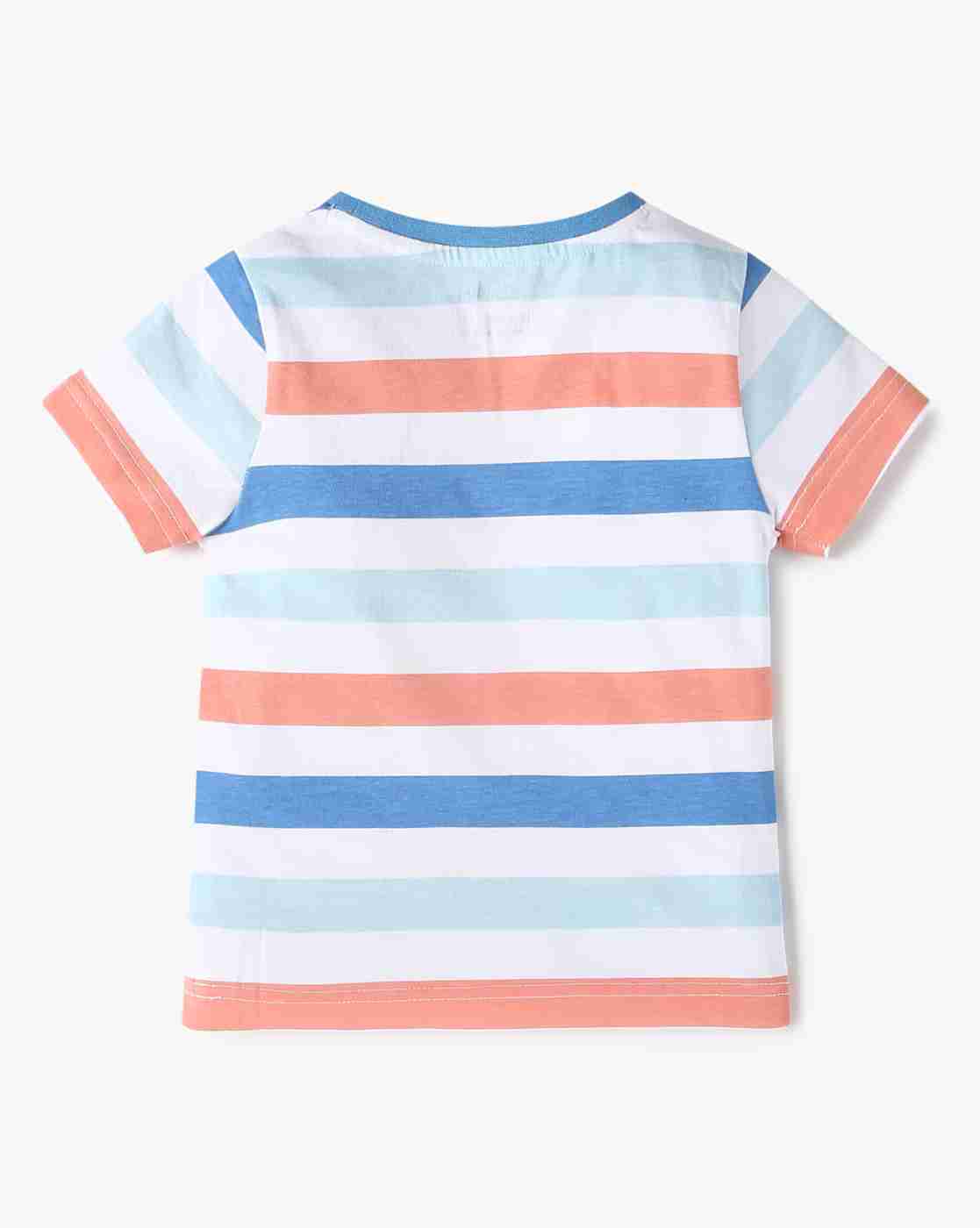 PLAYDAY | Boys Dungaree with Striped T-Shirt|2