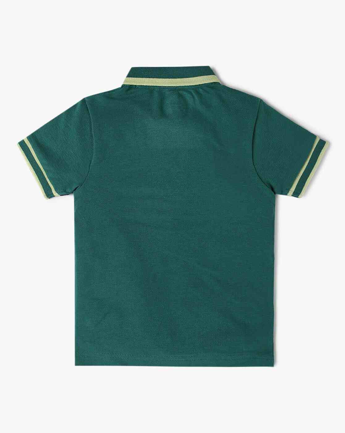 PLAYDAY | Boys Graphic Print Relaxed Fit Polo T-Shirt|1