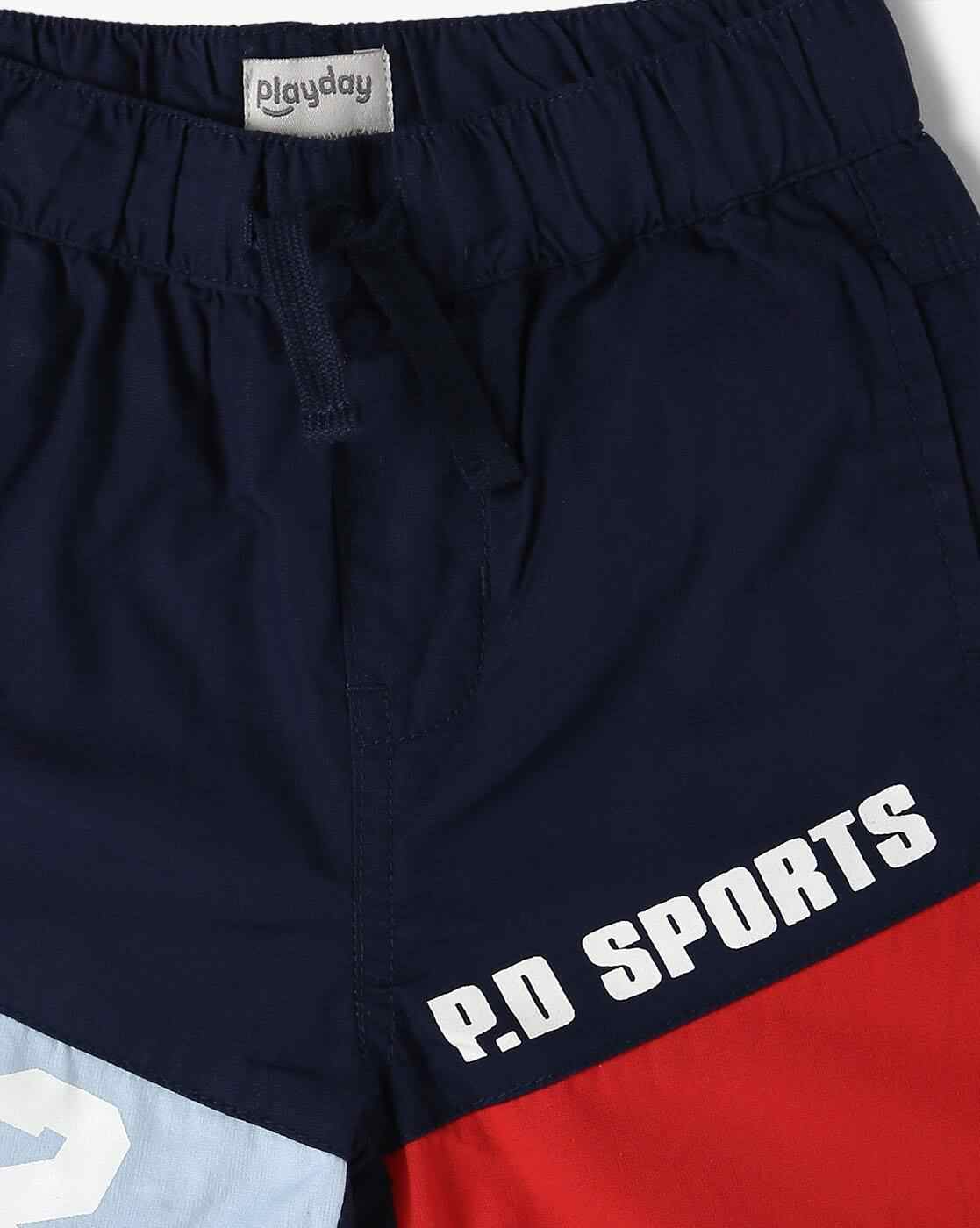 PLAYDAY | Boys Colourblock Regular Fit Shorts|2