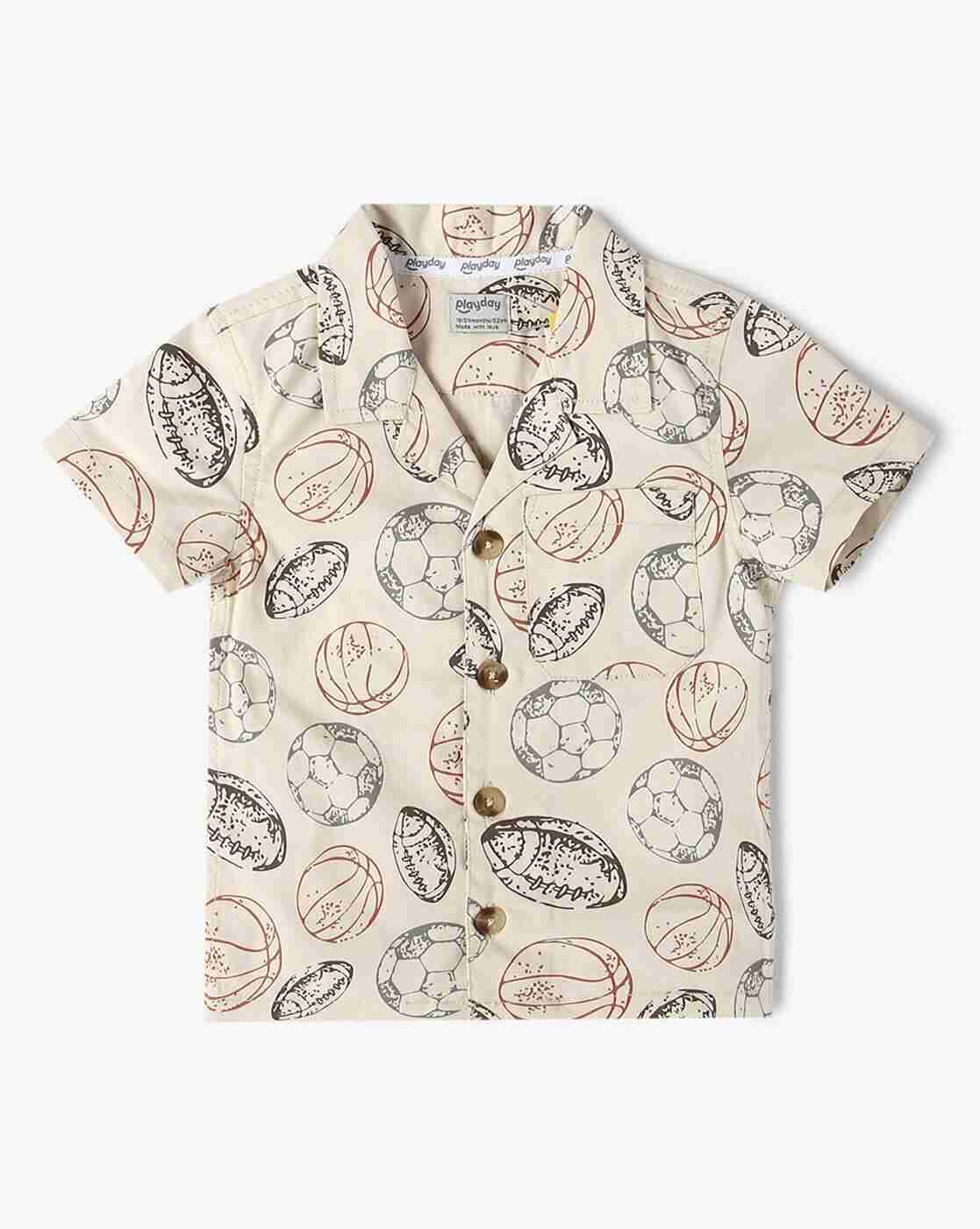 PLAYDAY | Boys Printed T-Shirt & Shorts Set|1