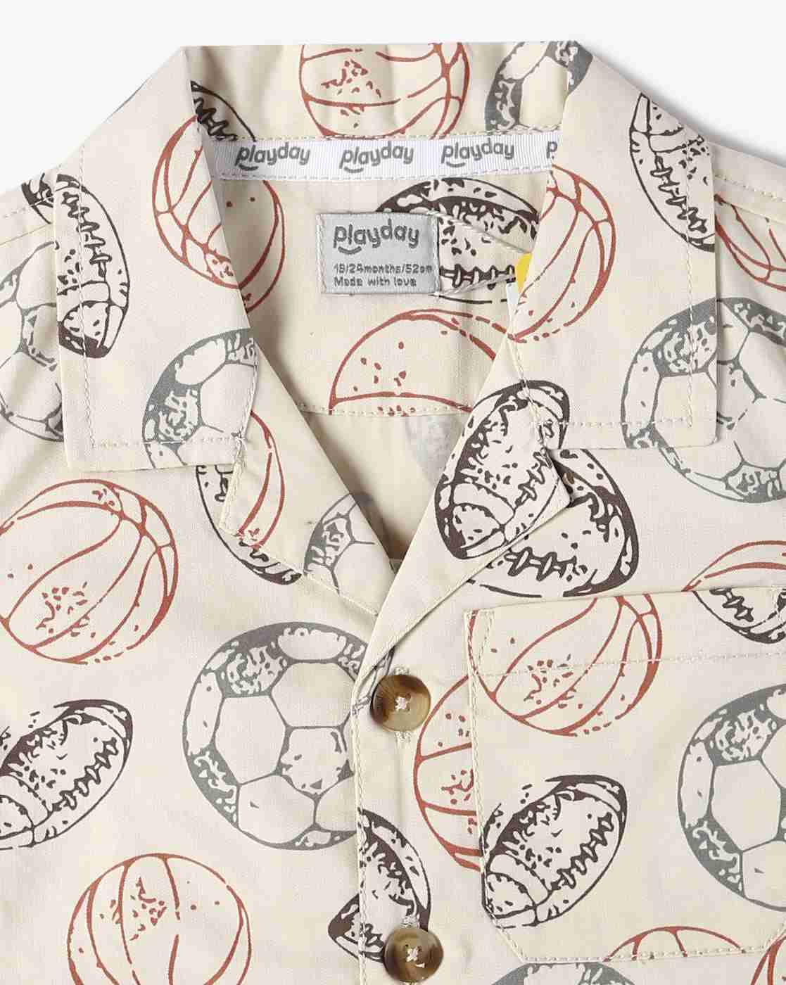 PLAYDAY | Boys Printed T-Shirt & Shorts Set|6