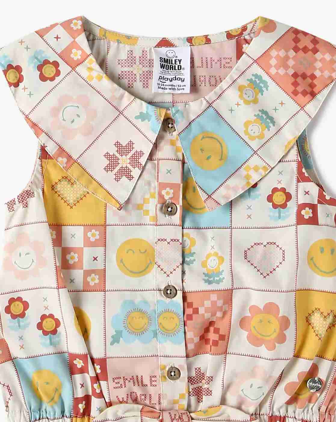 PLAYDAY | Girls Checked Top & Shorts Set|5