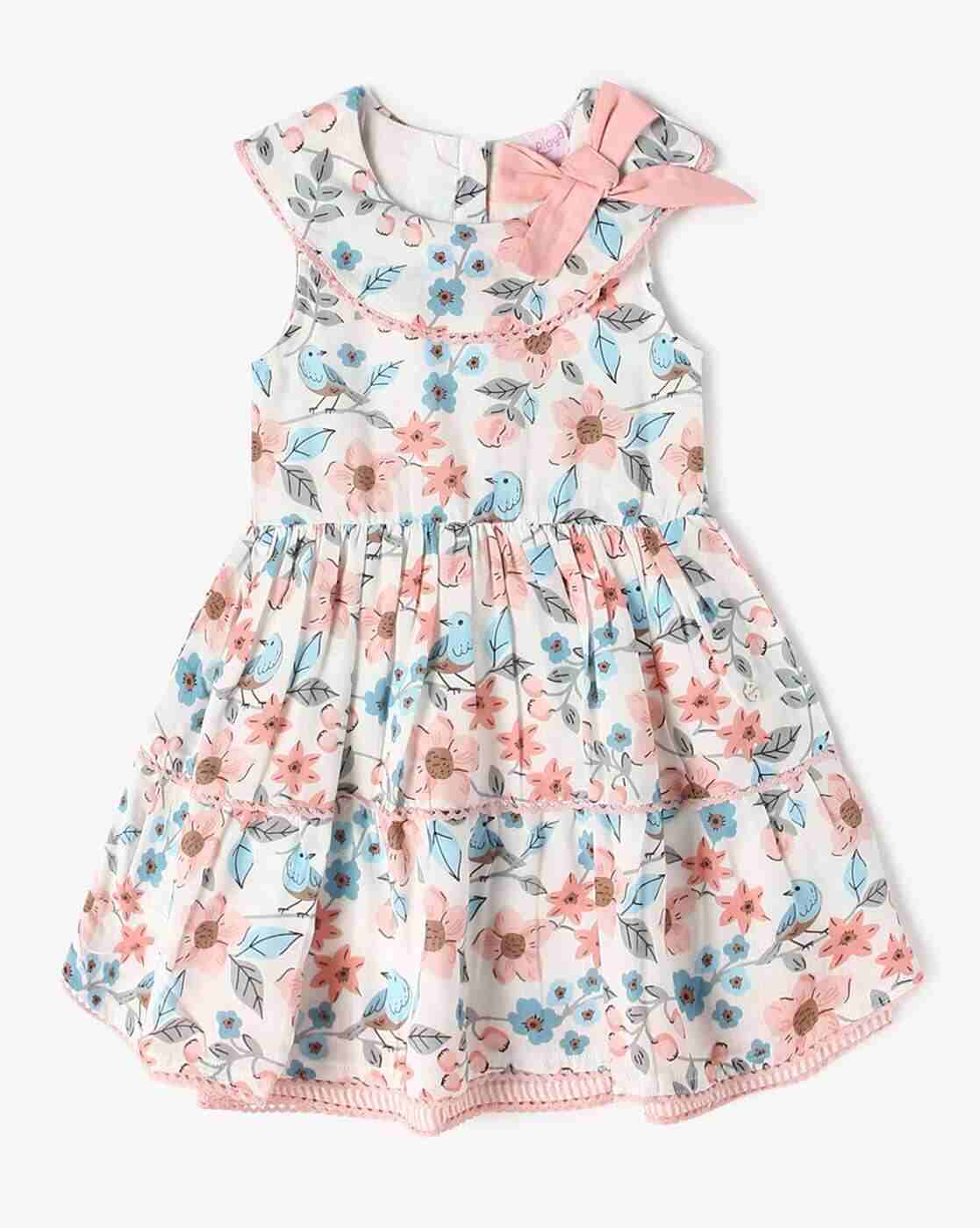PLAYDAY | Girls Floral Print Fit & Flare Dress|0