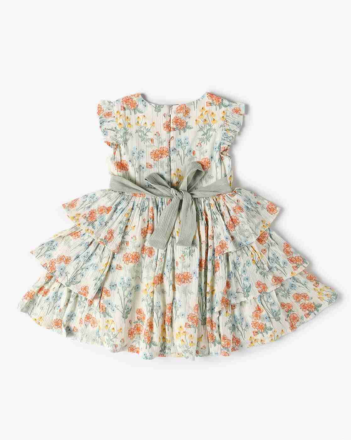 PLAYDAY | Girls All-Over Print Fit & Flare Dress|1