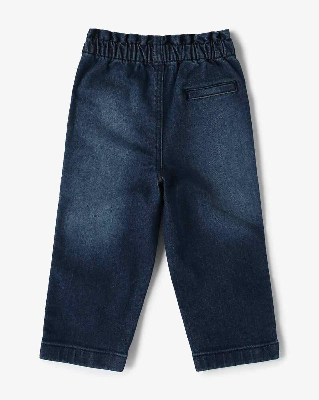 PLAYDAY | Girls Embroidered Relaxed Fit Jeans|1