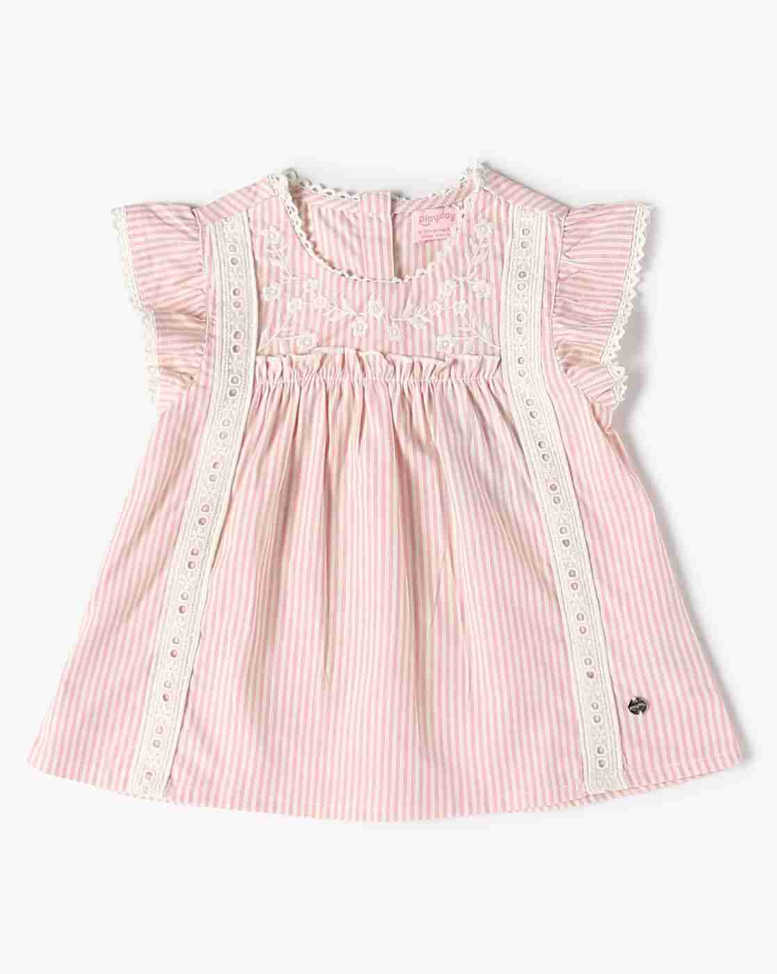 PLAYDAY | Girls Striped Regular Fit Top|0