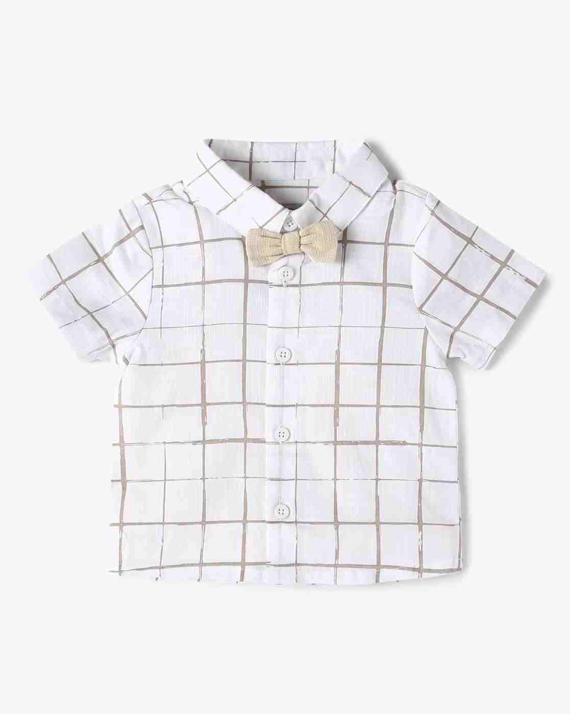 PLAYDAY | Boys Checked Shirt with Shorts & Waistcoat Set|2