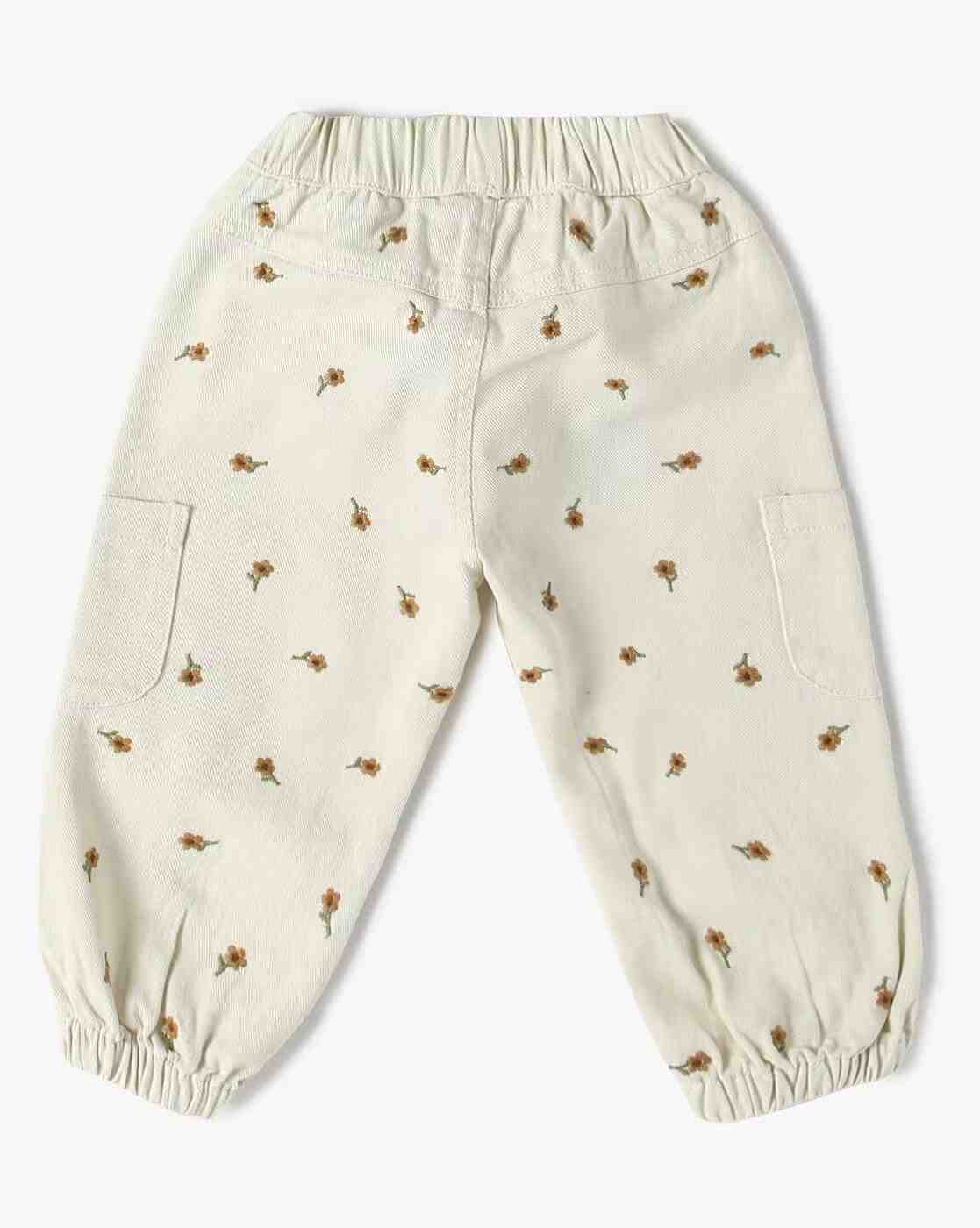 PLAYDAY | Girls Floral Print Relaxed Fit Jogger Pants|1