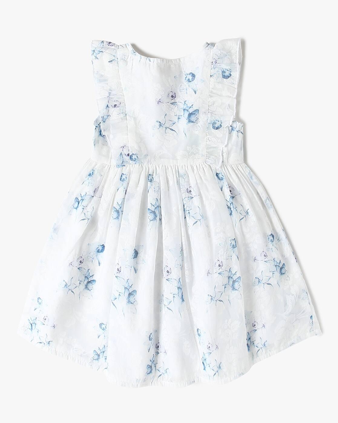 PLAYDAY | Girls Floral Print Fit & Flare Dress|0