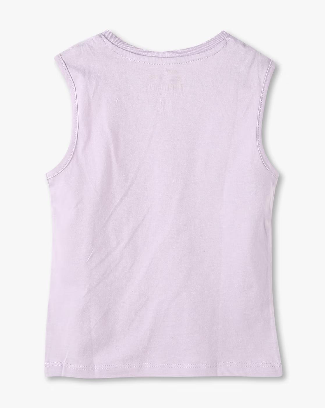 POINT COVE | Girls Graphic Print Tank Top with Kimono|4