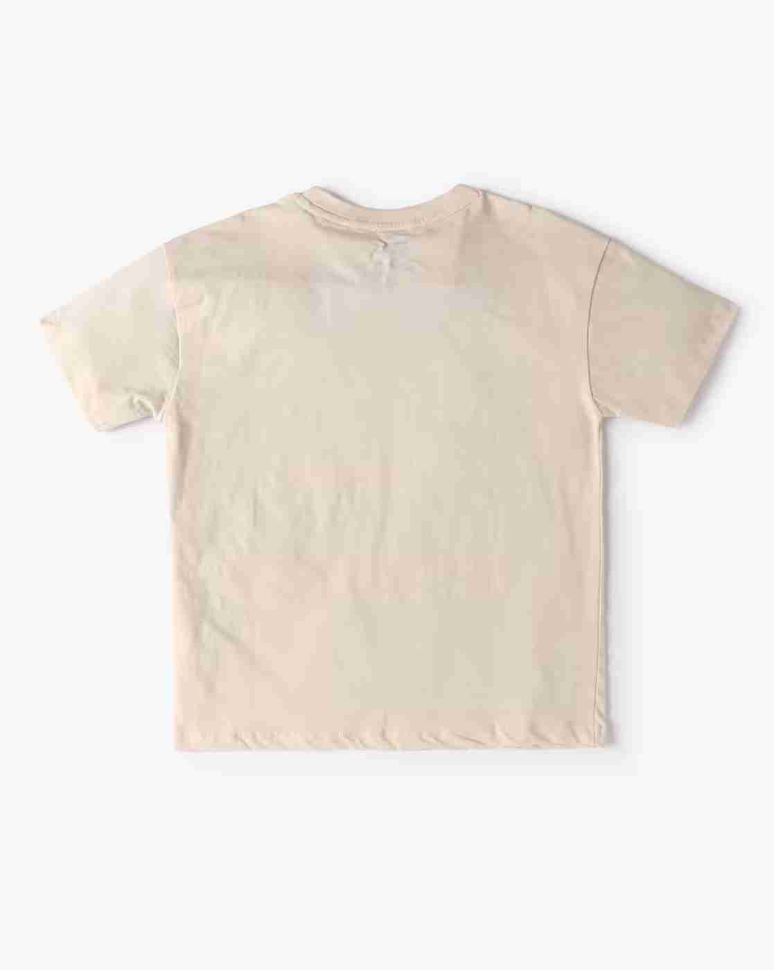 POINT COVE | Girls Garfield Print Oversized Round-Neck T-Shirt|1