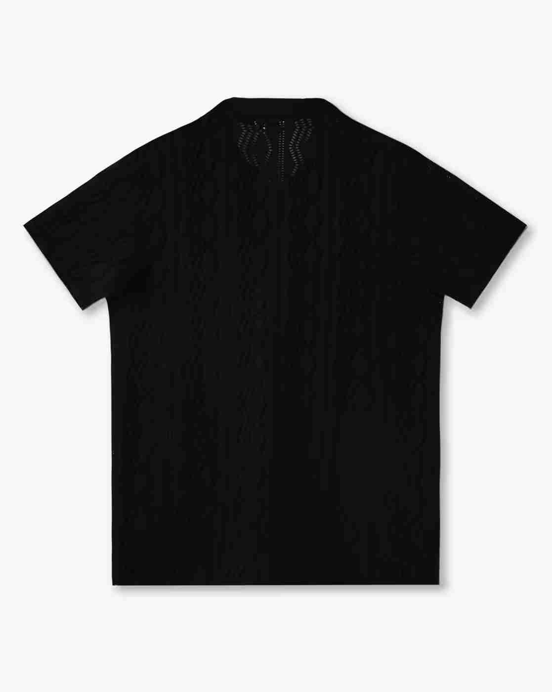 POINT COVE | Boys Knitted Loose Fit V-Neck T-Shirt|1