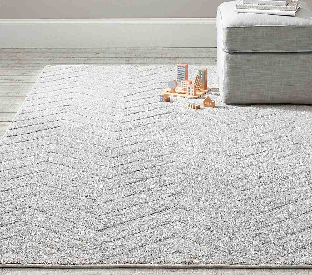 Plush Performance Chevron Rug