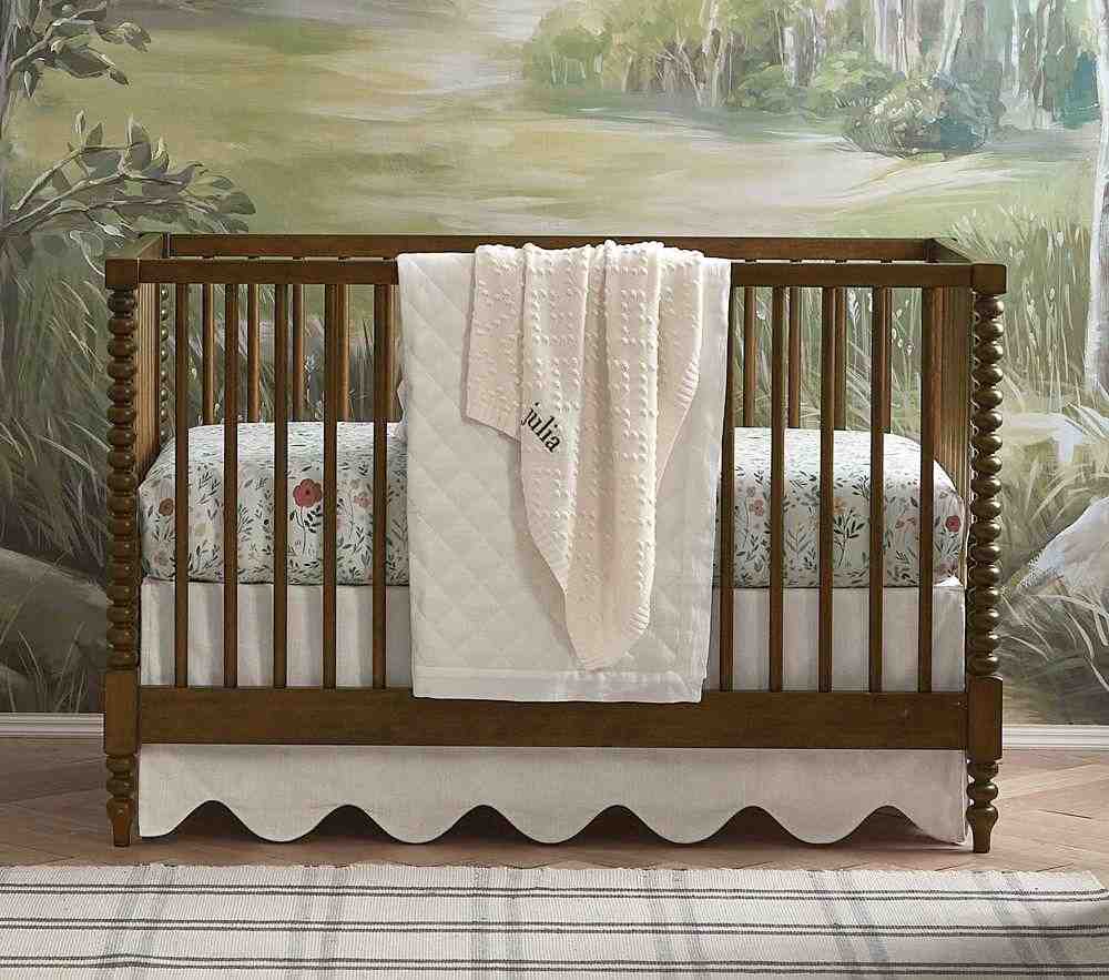 Scalloped Crib Skirt