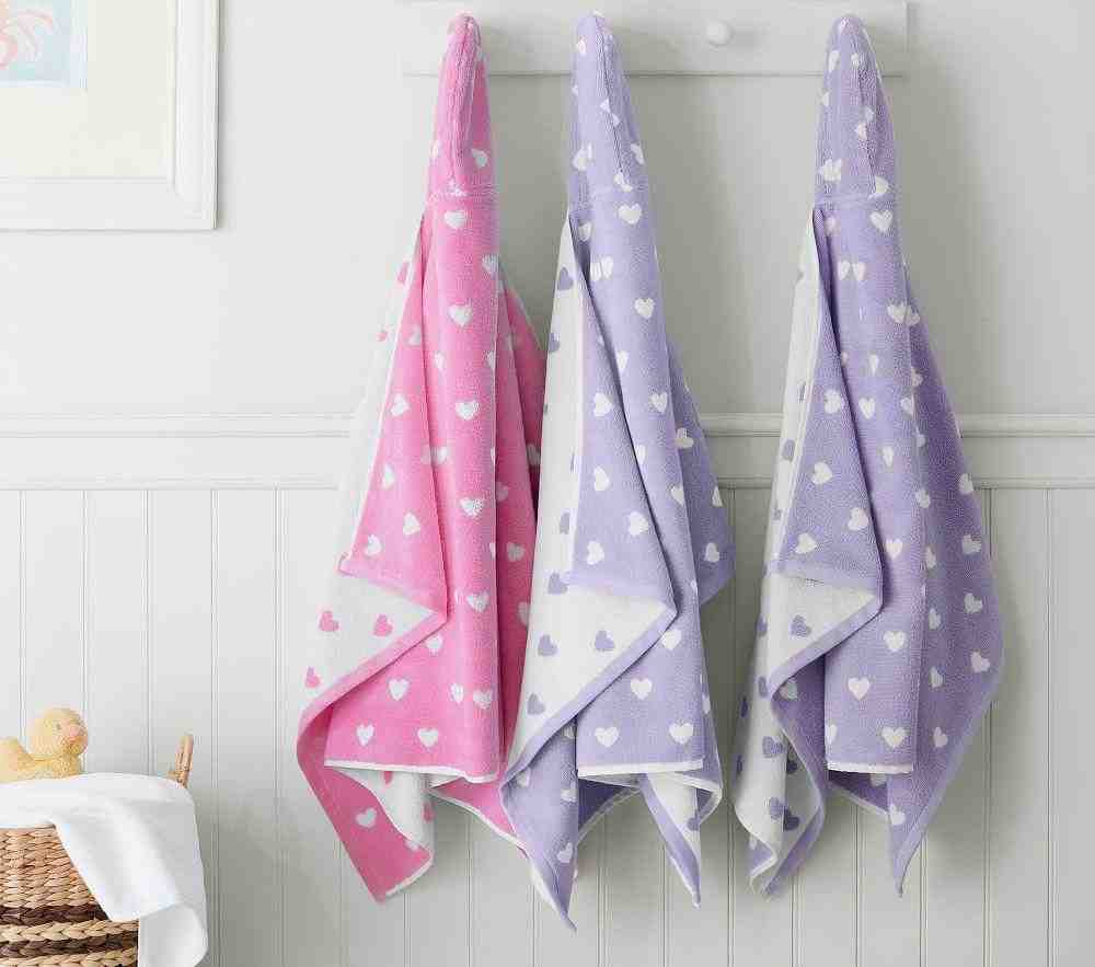 Heart Hooded Towel