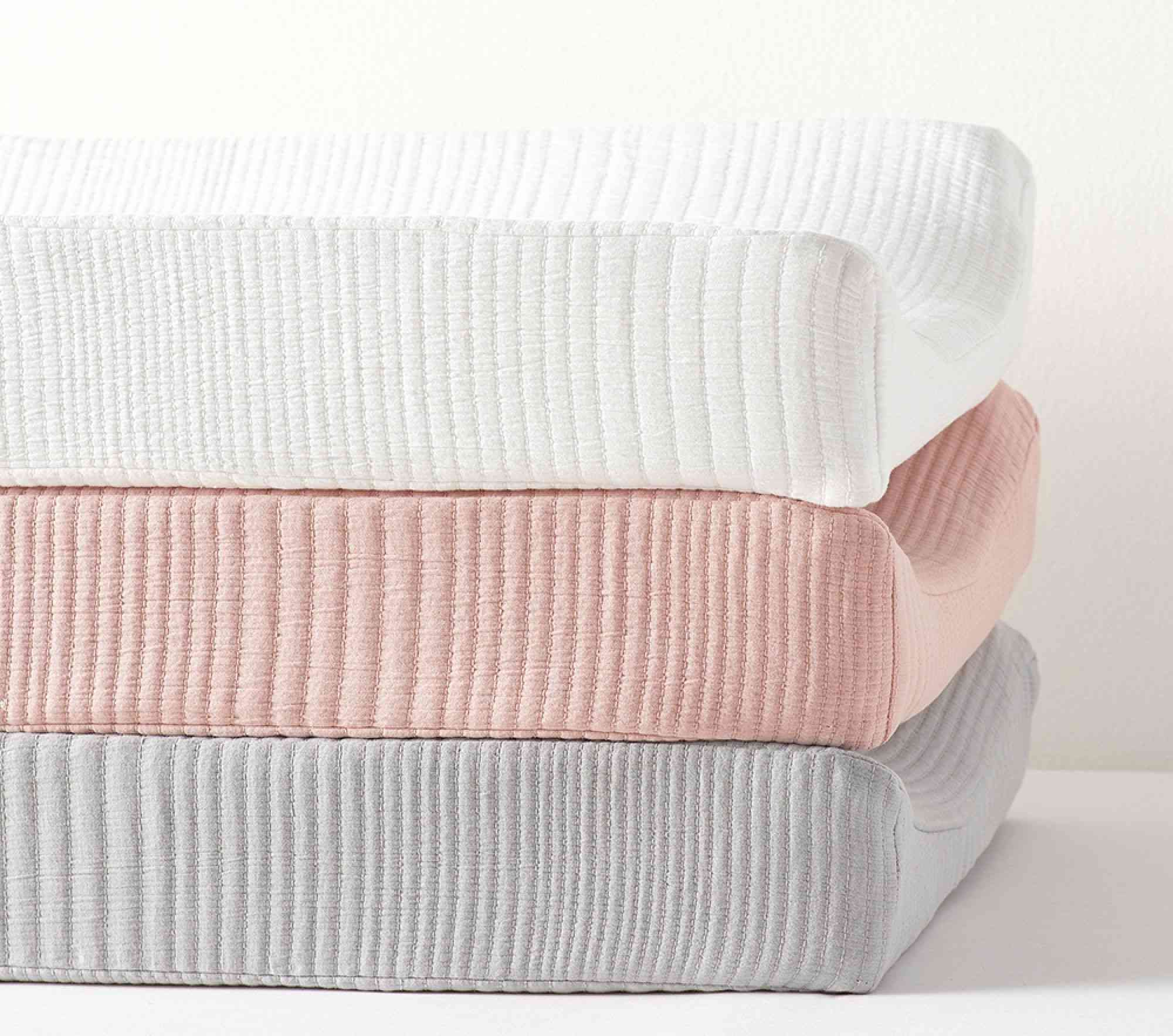 Organic Matelasse Changing Pad Cover