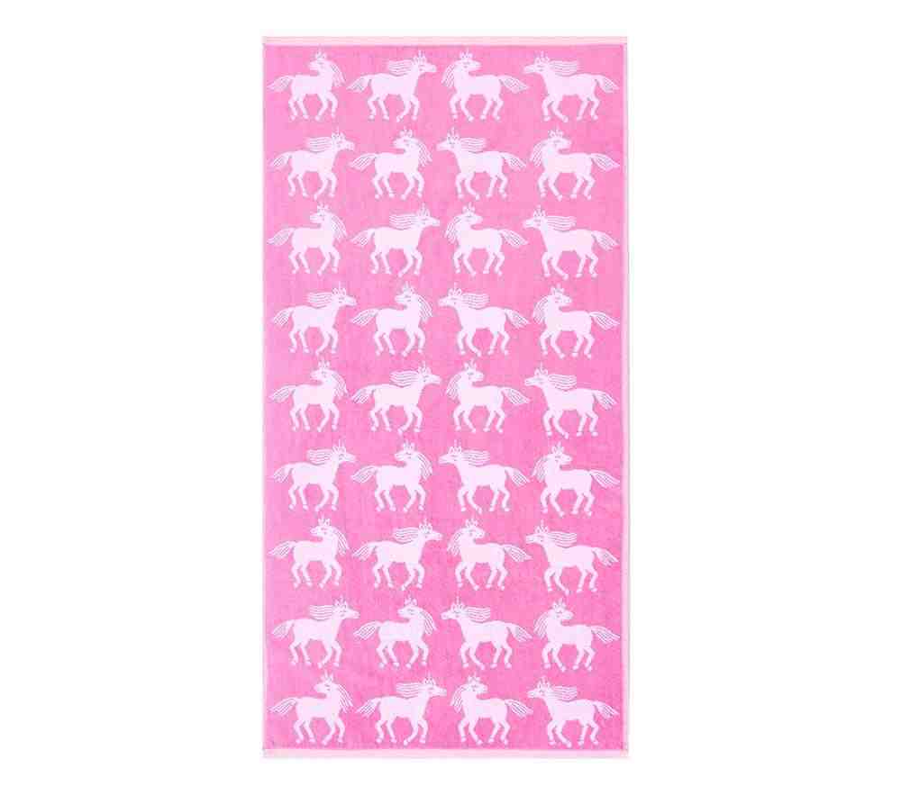 Unicorn Towel Collection,Bright Pink