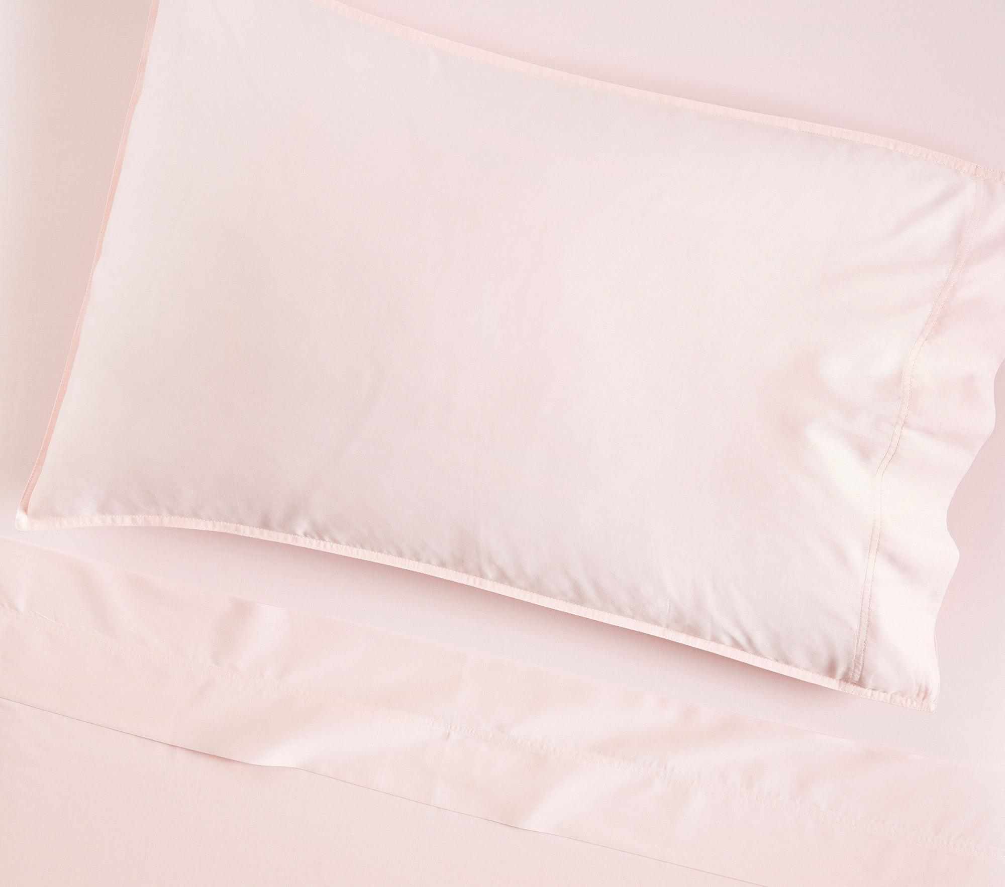 Organic Super Soft Sheet SetFlat Sheet and PiIND Queen Sheet SPink