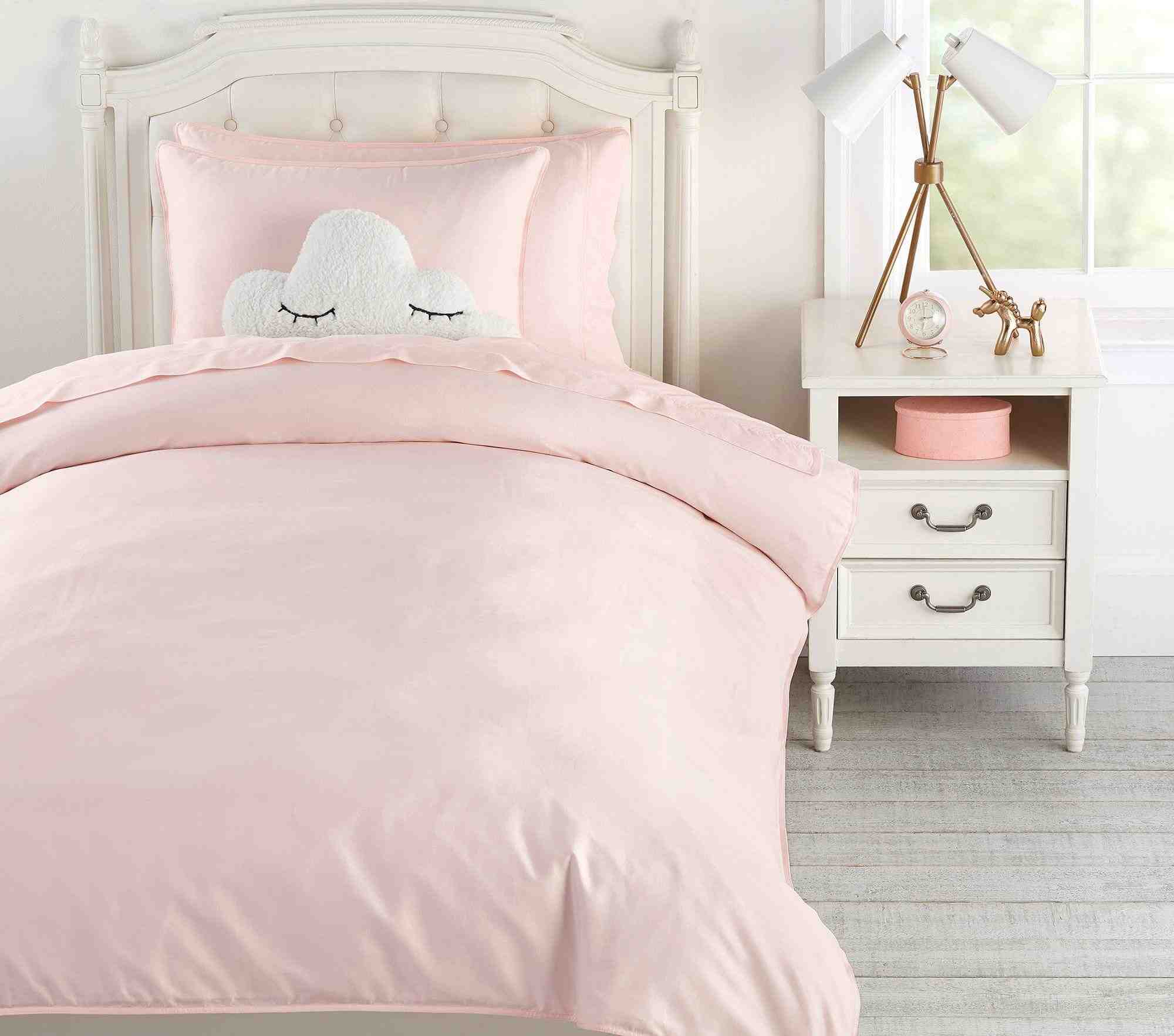 Organic Super Soft Sheet SetFlat Sheet and PiIND Queen Sheet SPink