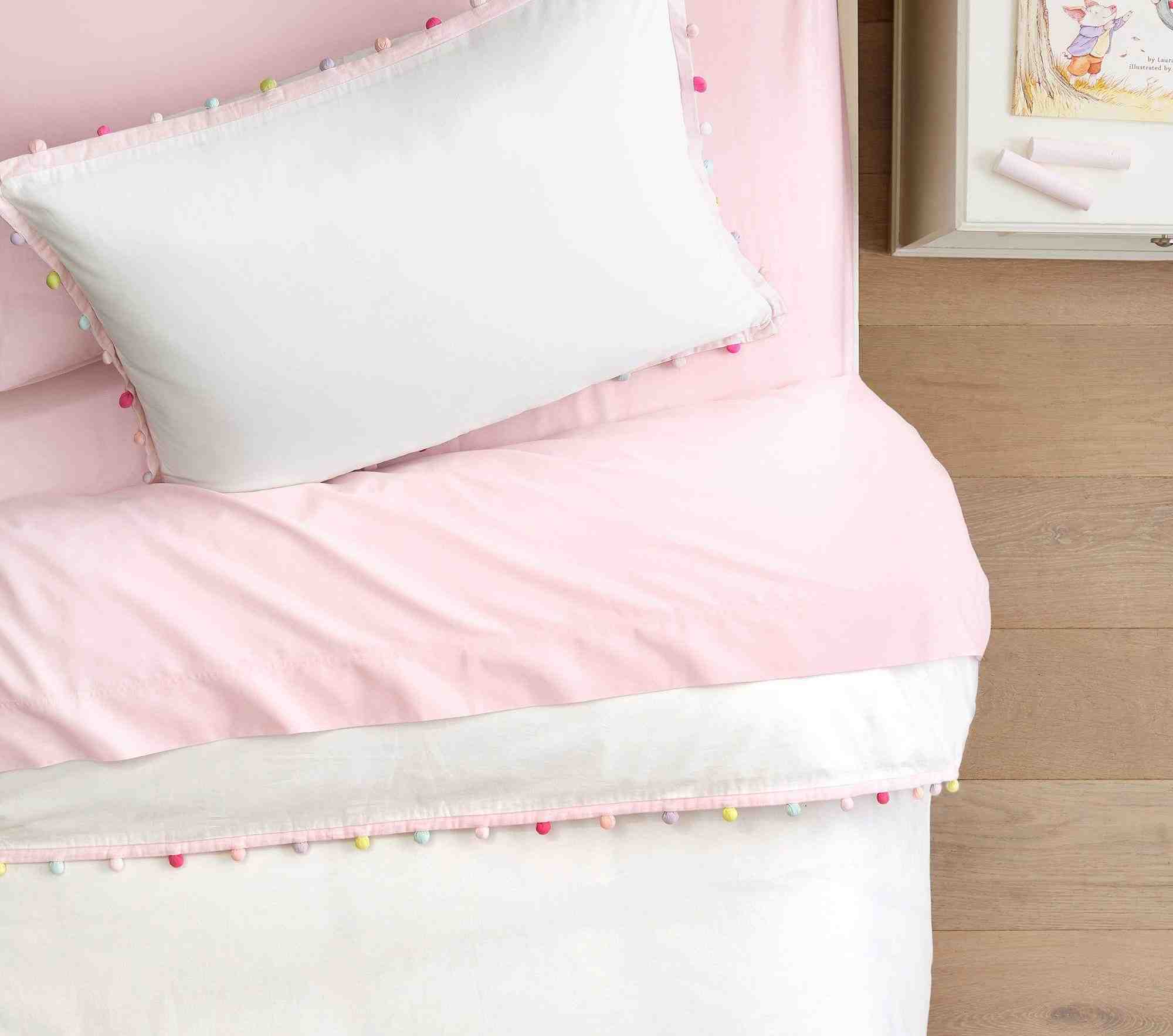 Organic Super Soft Sheet SetFlat Sheet and PiIND Queen Sheet SPink