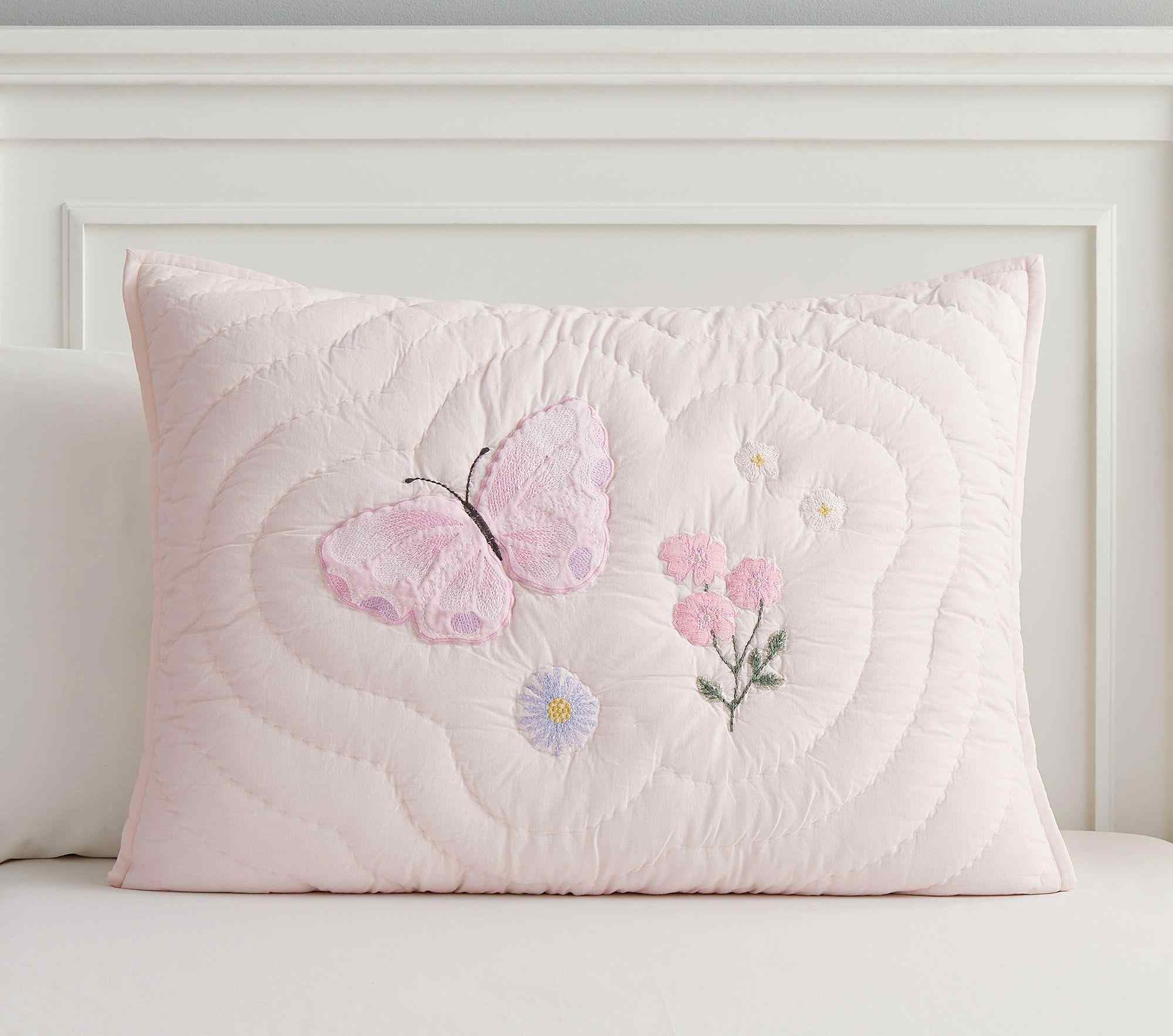 Wildflower Butterfly Quilt &bShams