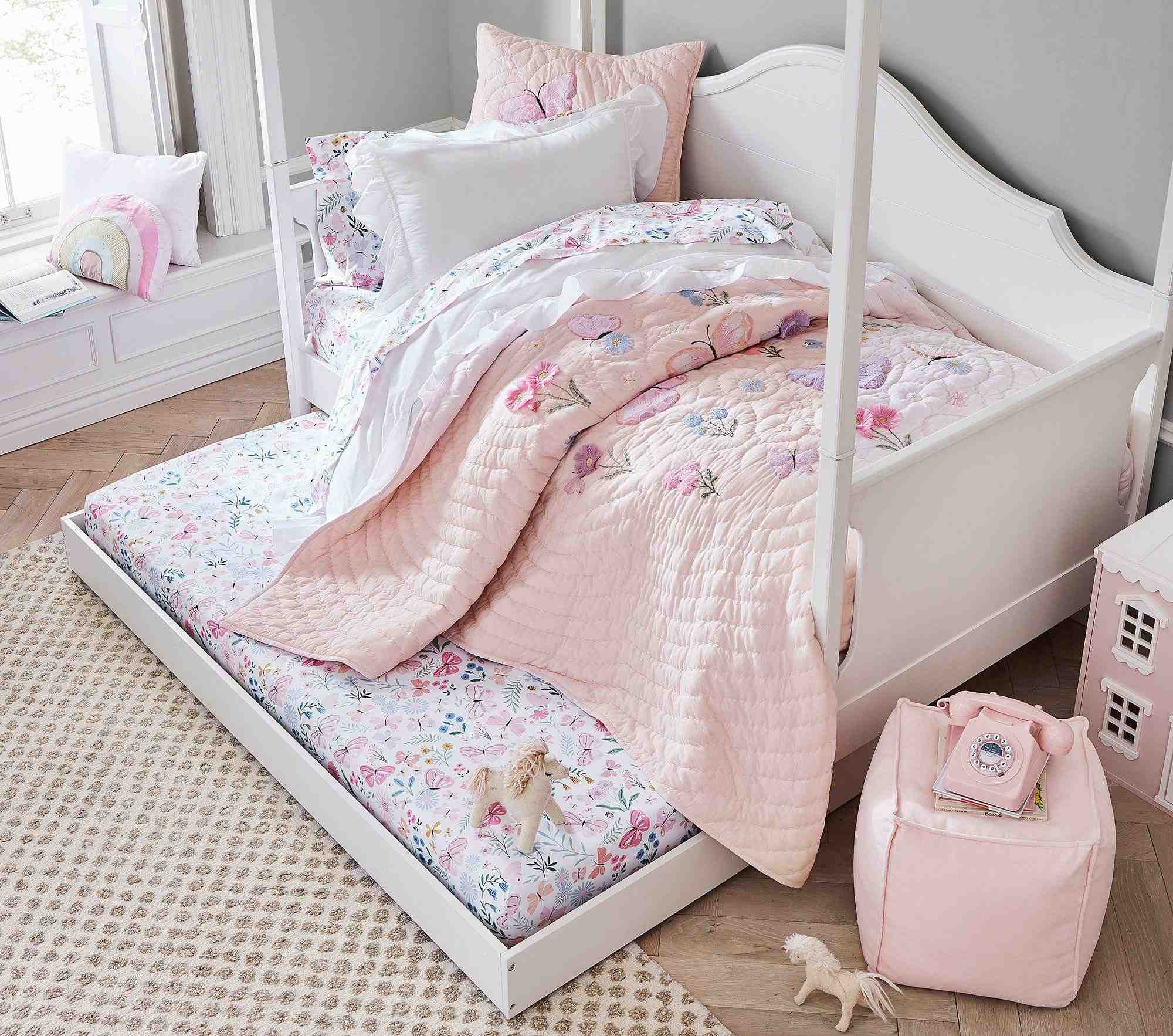 Wildflower Butterfly Quilt &bShams