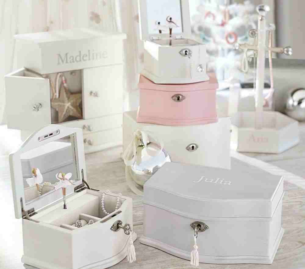 White Abigail Jewelry Box Collection