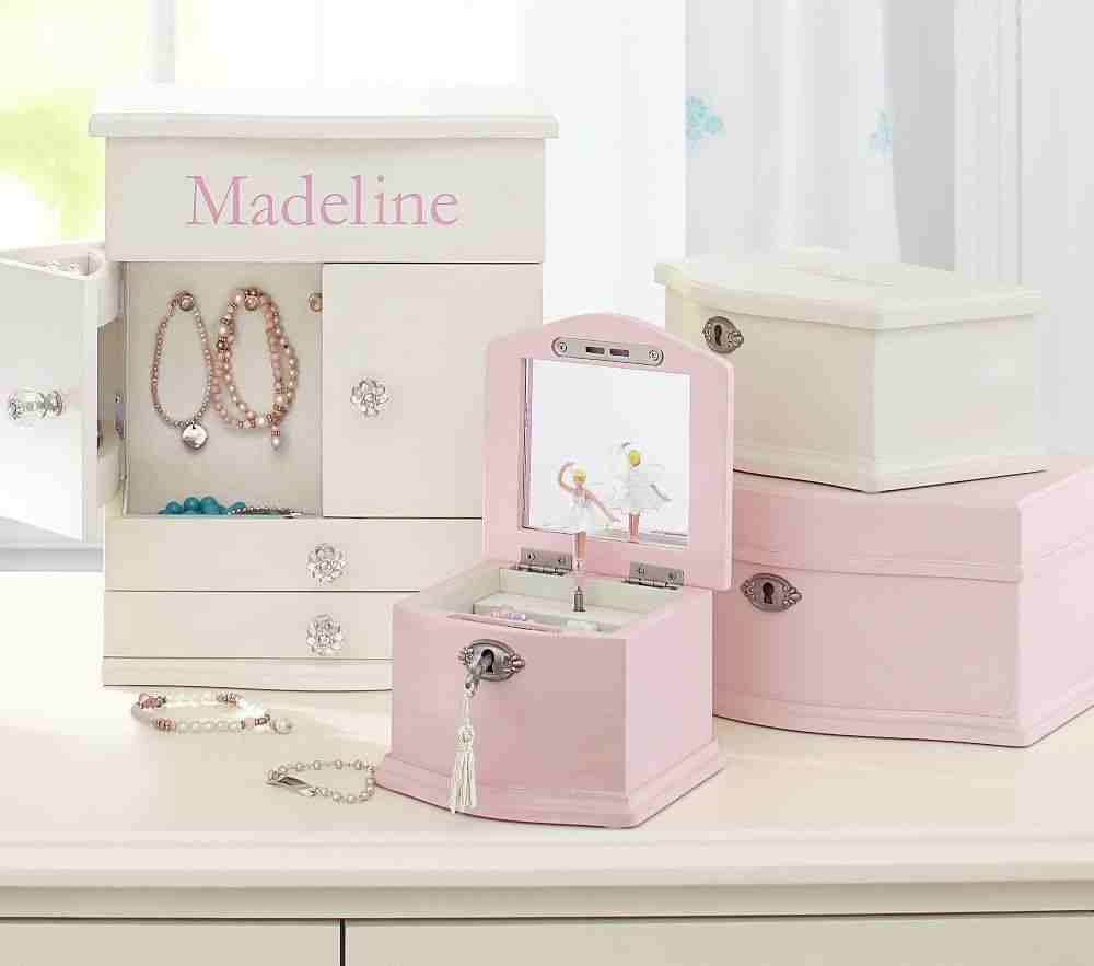 Pink Abigail Jewelry Box Collection