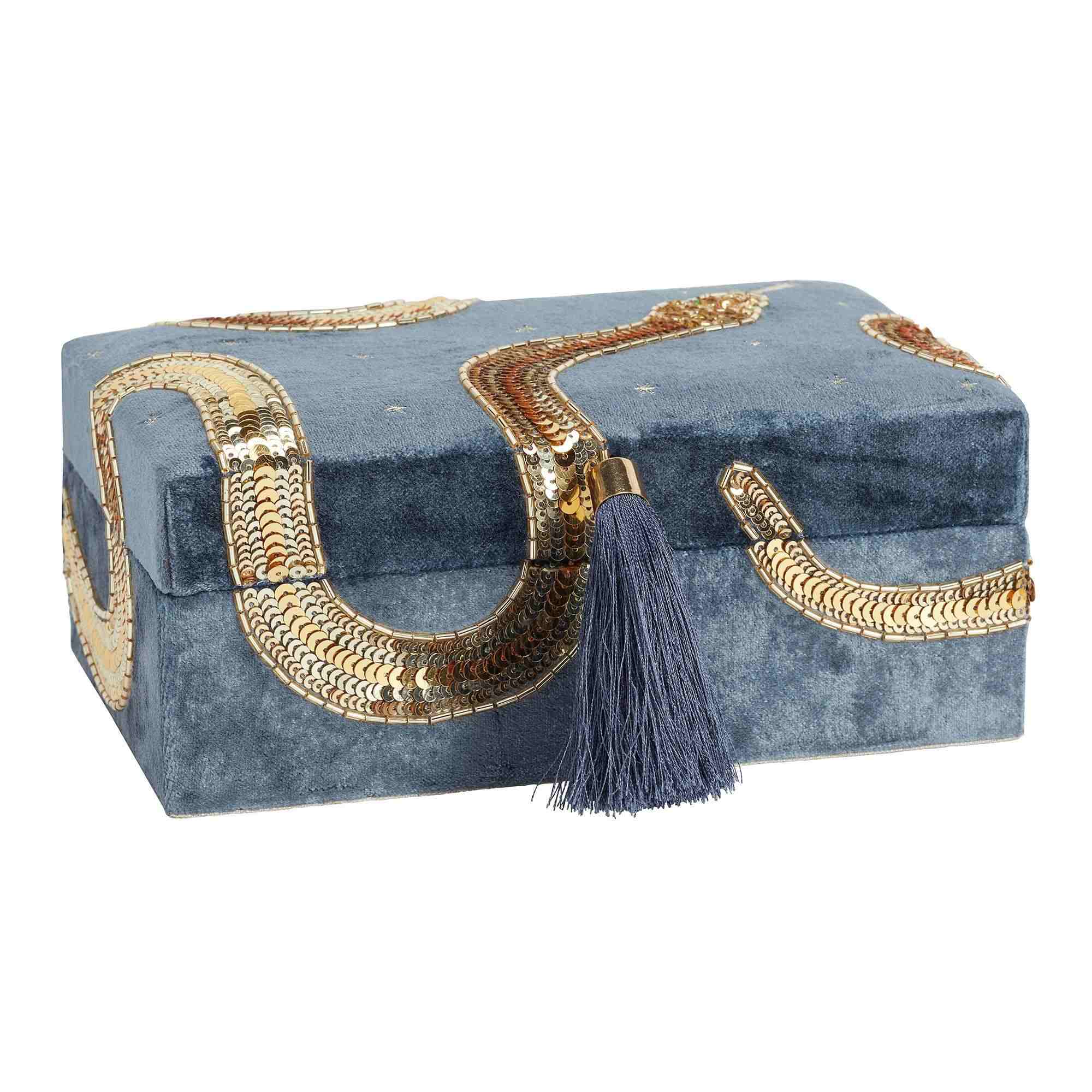Harry Potter Beaded Velvet Jewelry Boxes