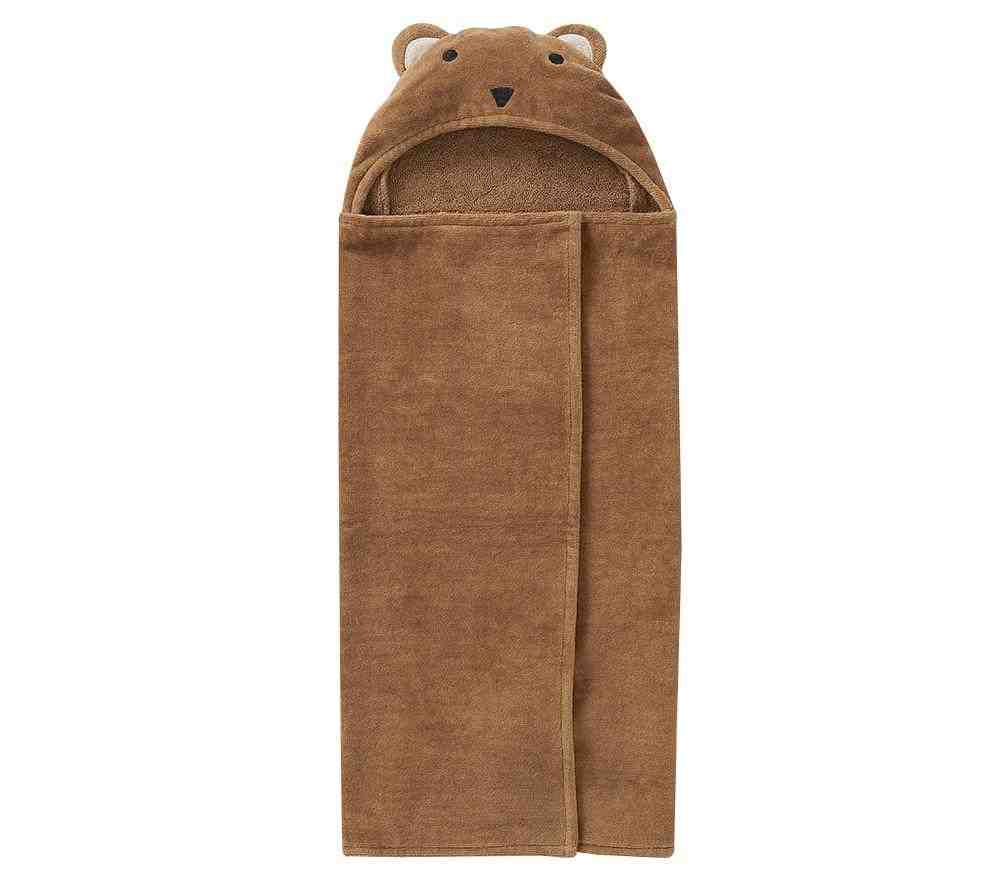 west elm x pbk Bear Hooded Towel