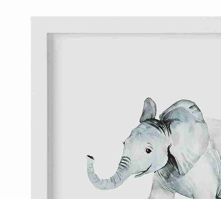 Elephant Nursery Animal Art