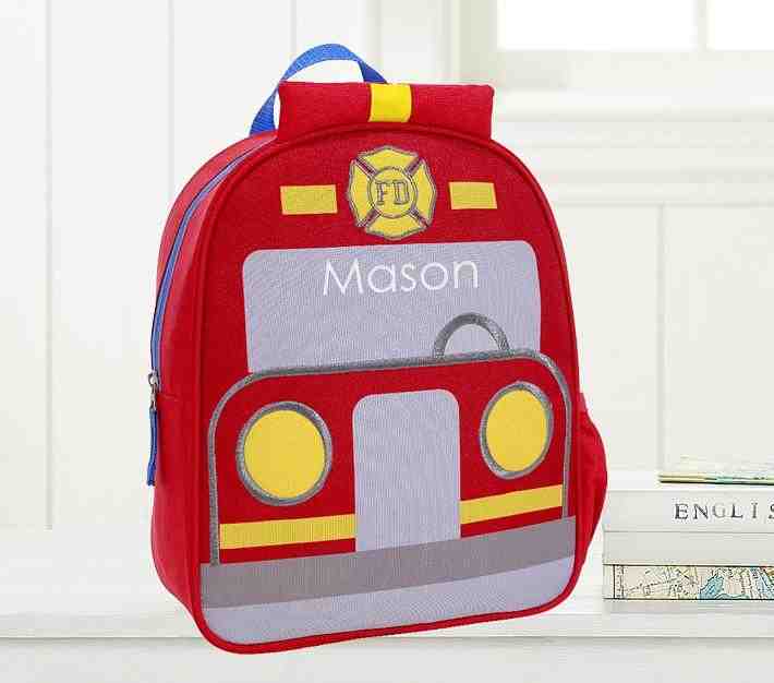 Firetruck, Little Critters Backpack