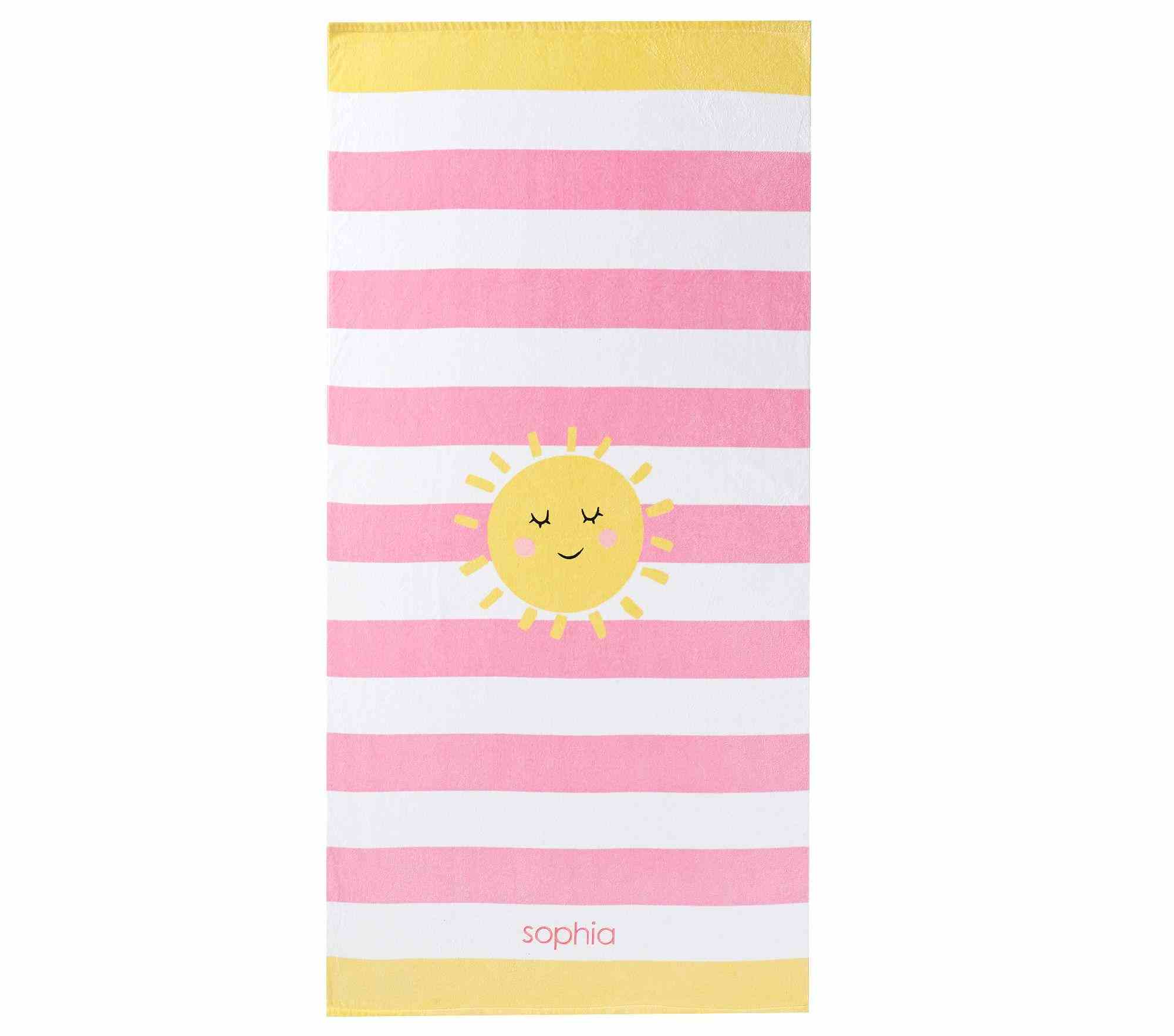 Sunshine Stripe Beach Towel