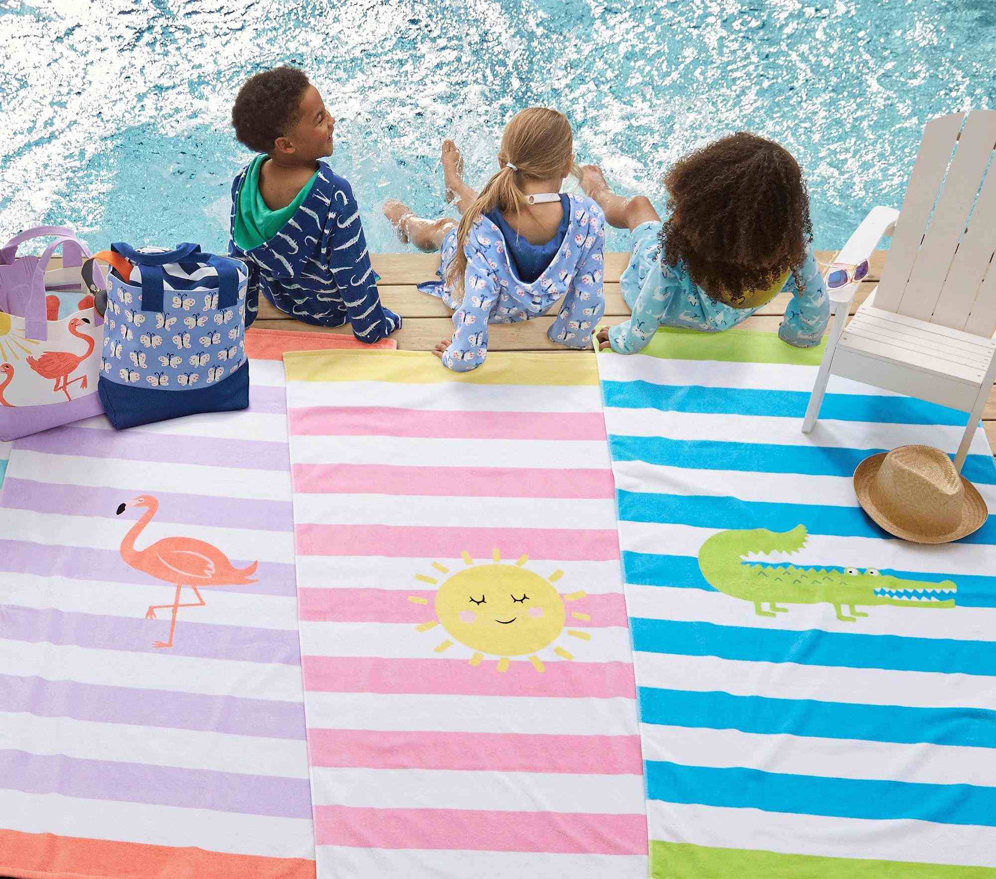 Sunshine Stripe Beach Towel