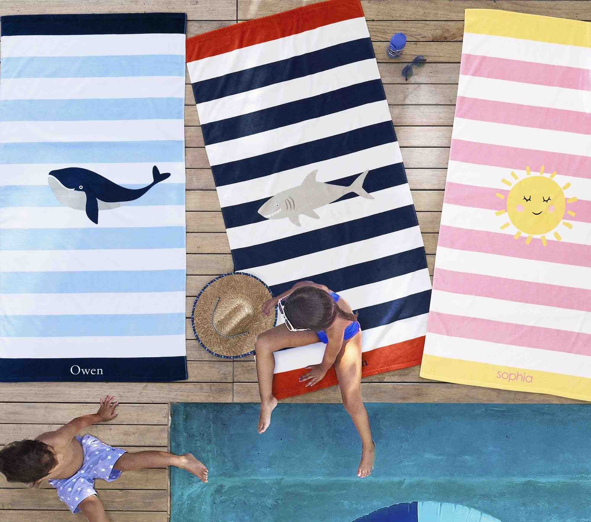 Sunshine Stripe Beach Towel