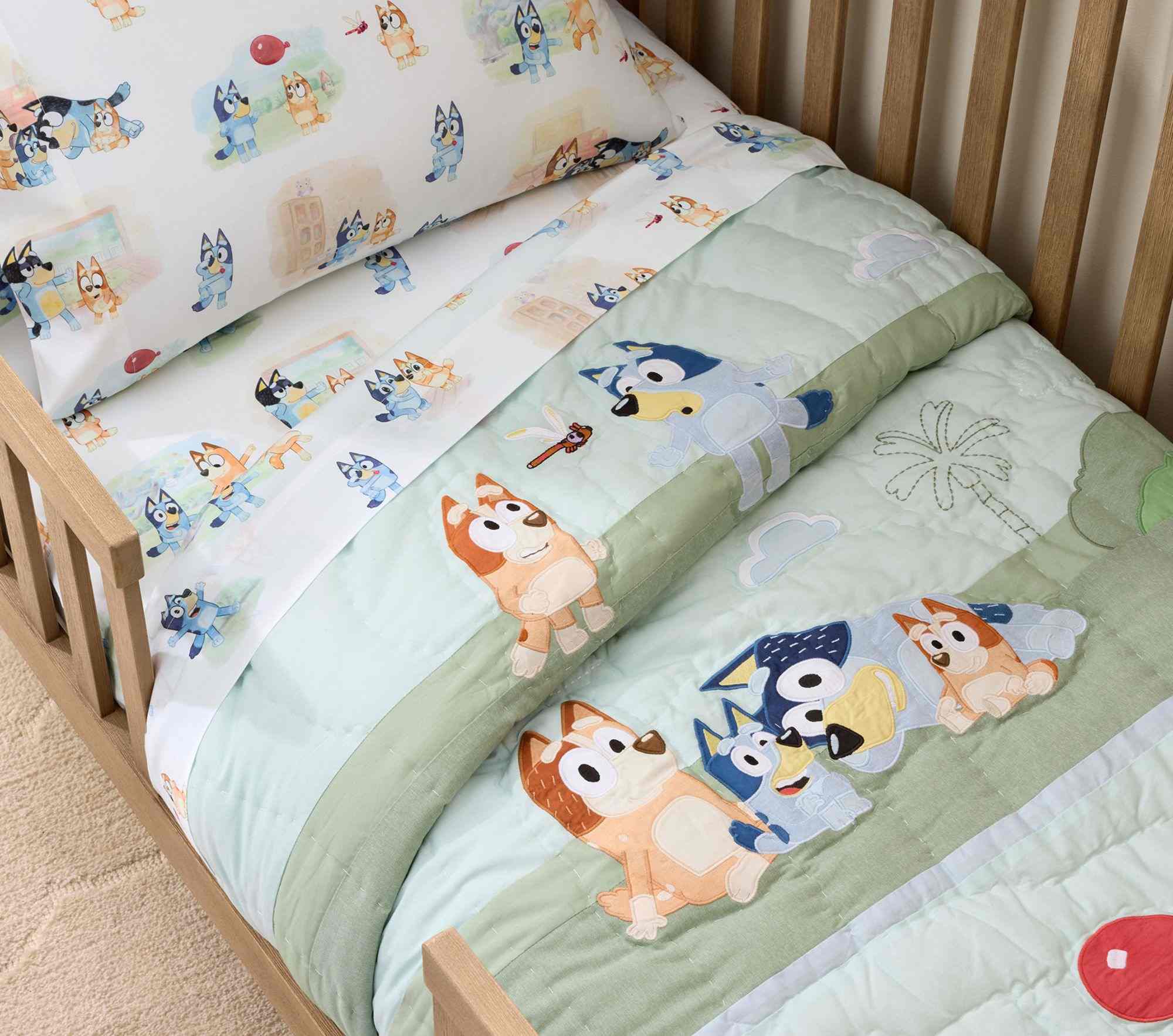 Bluey Toddler Quilt