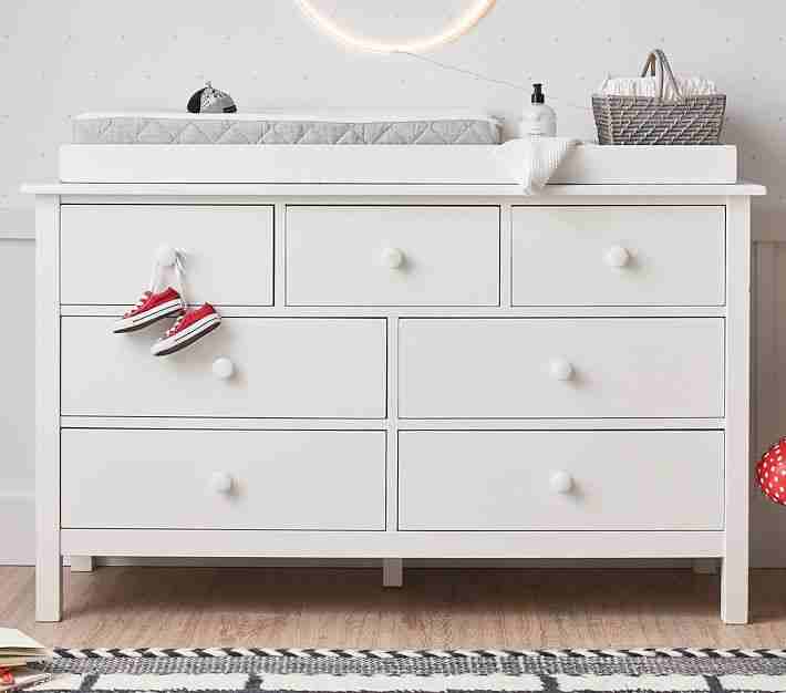 Kendall Extra-Wide Nursery Dresser & Topper