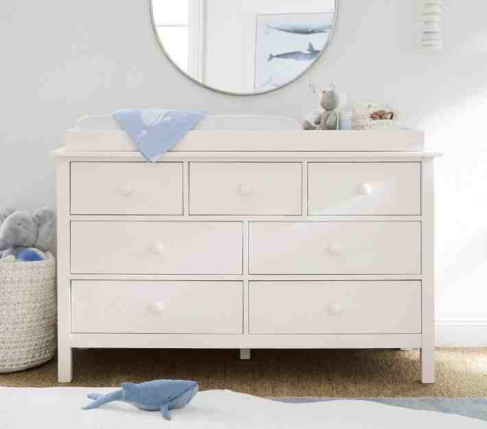 Kendall Extra-Wide Nursery Dresser & Topper