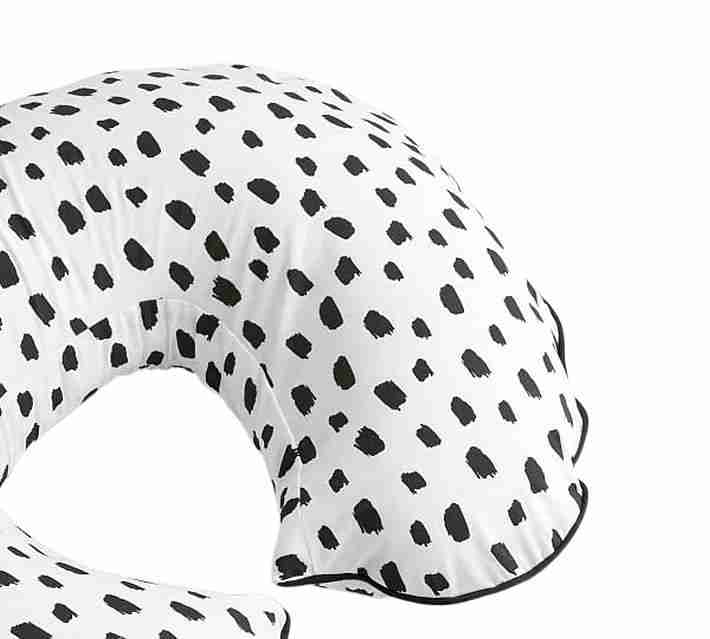 Black Brush Stroke Boppy Nursing & Infant Support Pillow Cover Only