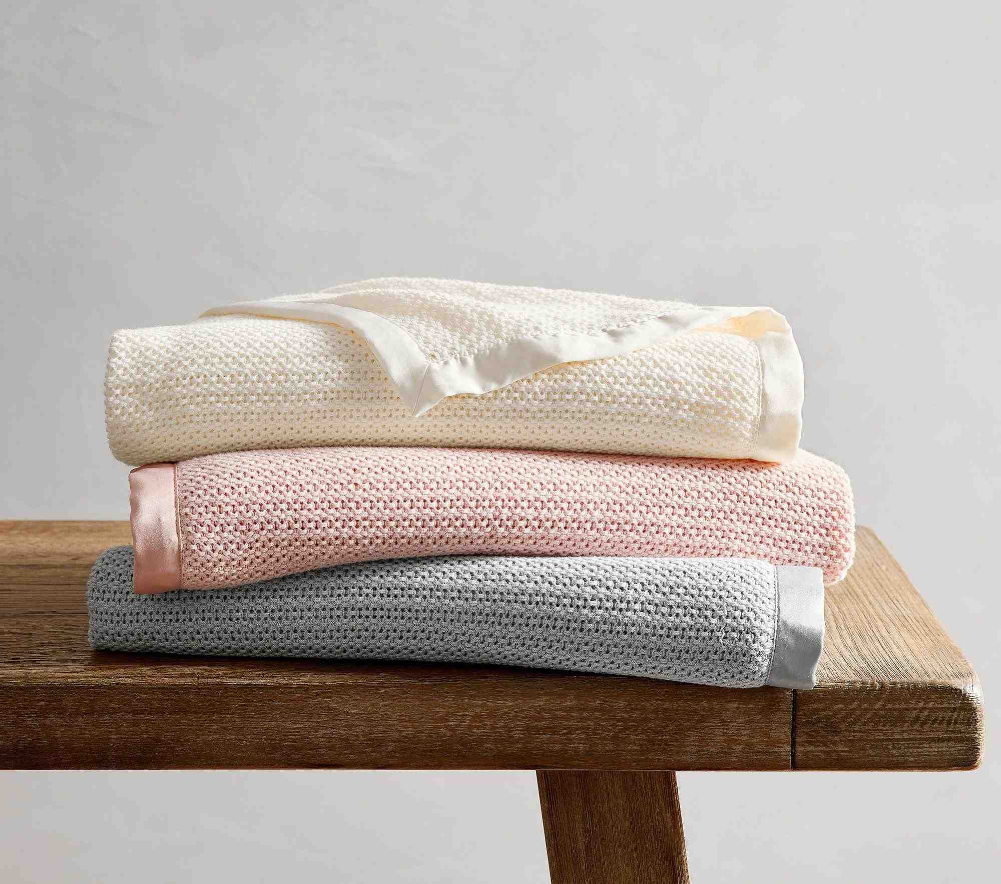 Organic Cotton Cellular Baby Blanket