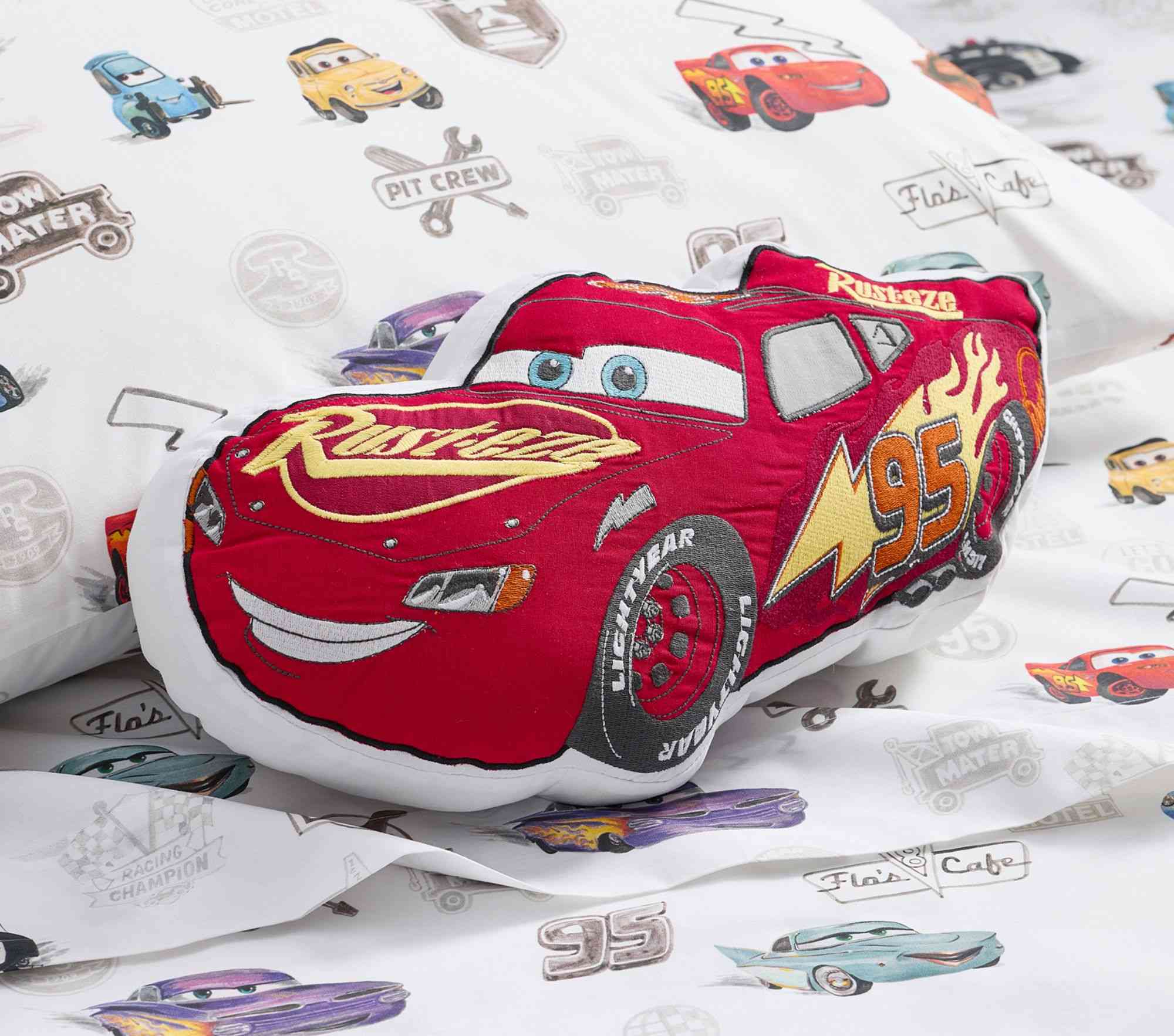 Lightening Mcqueen Shaped pillow