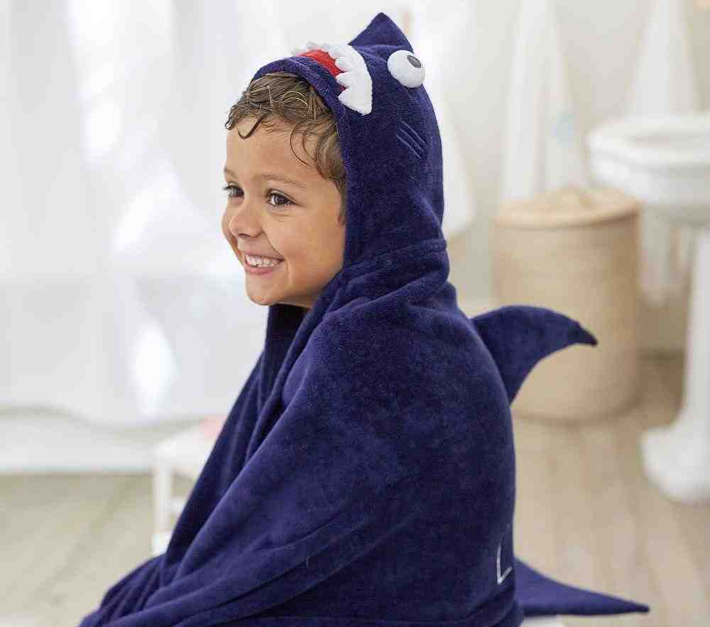 Shark Kid Hooded Towel