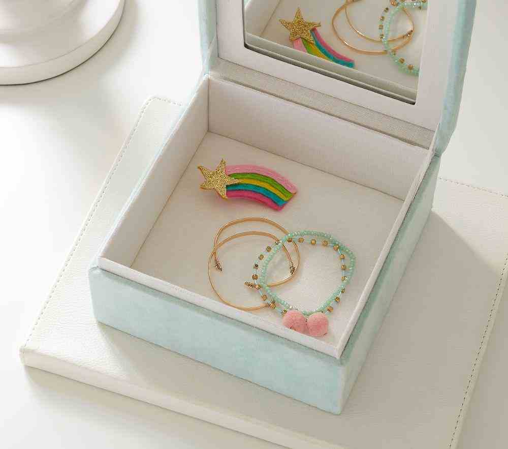 Unicorn Velvet Jewelry Box
