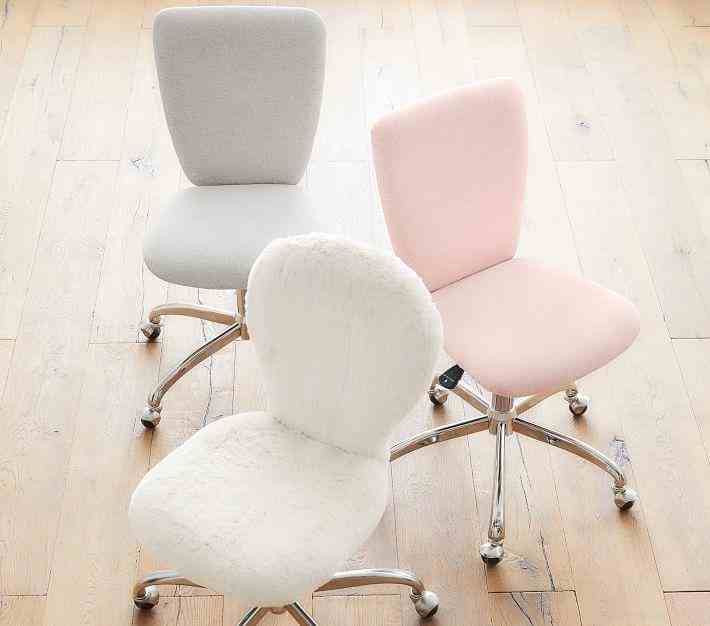 Square Upholstered Desk Chair