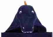 T-Rex, Kid Hooded Towel, Navy