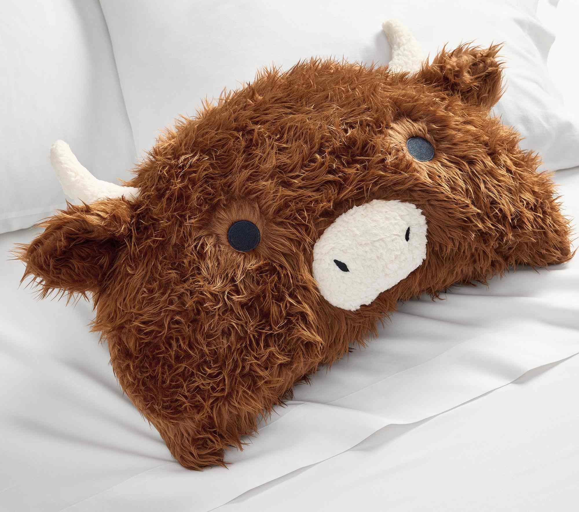 Pottery Barn Kids | Cozy Highland Cow Critter Pillow