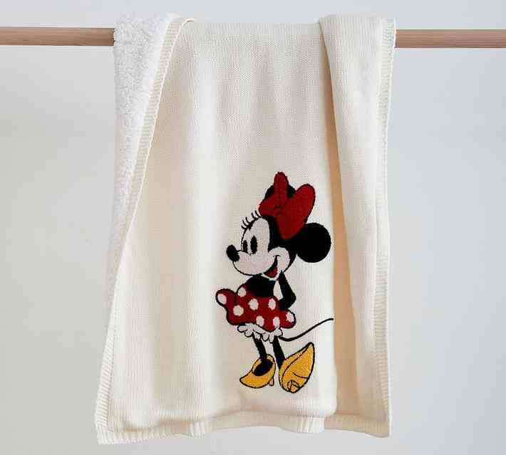 Disney Mickey & Minnie Mouse Heirloom Baby Blanket