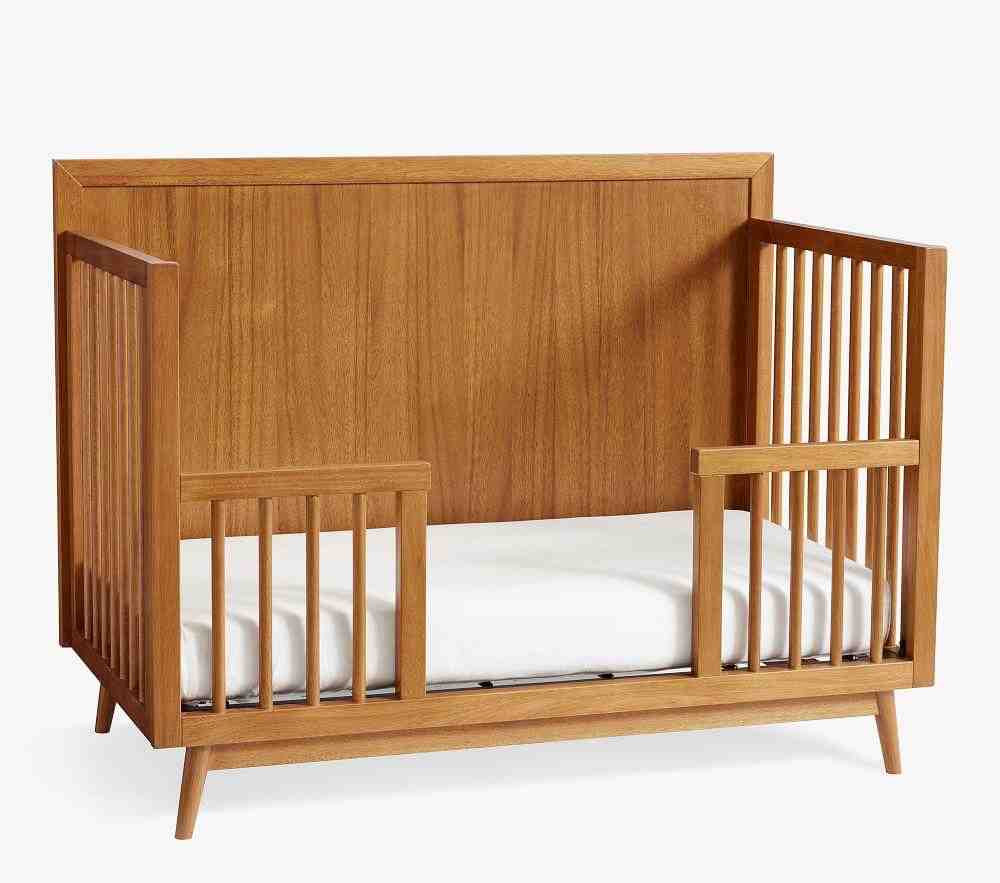 west elm x pbk Mid Century 4-in-1 Toddler Bed Conversion Kit - Acorn