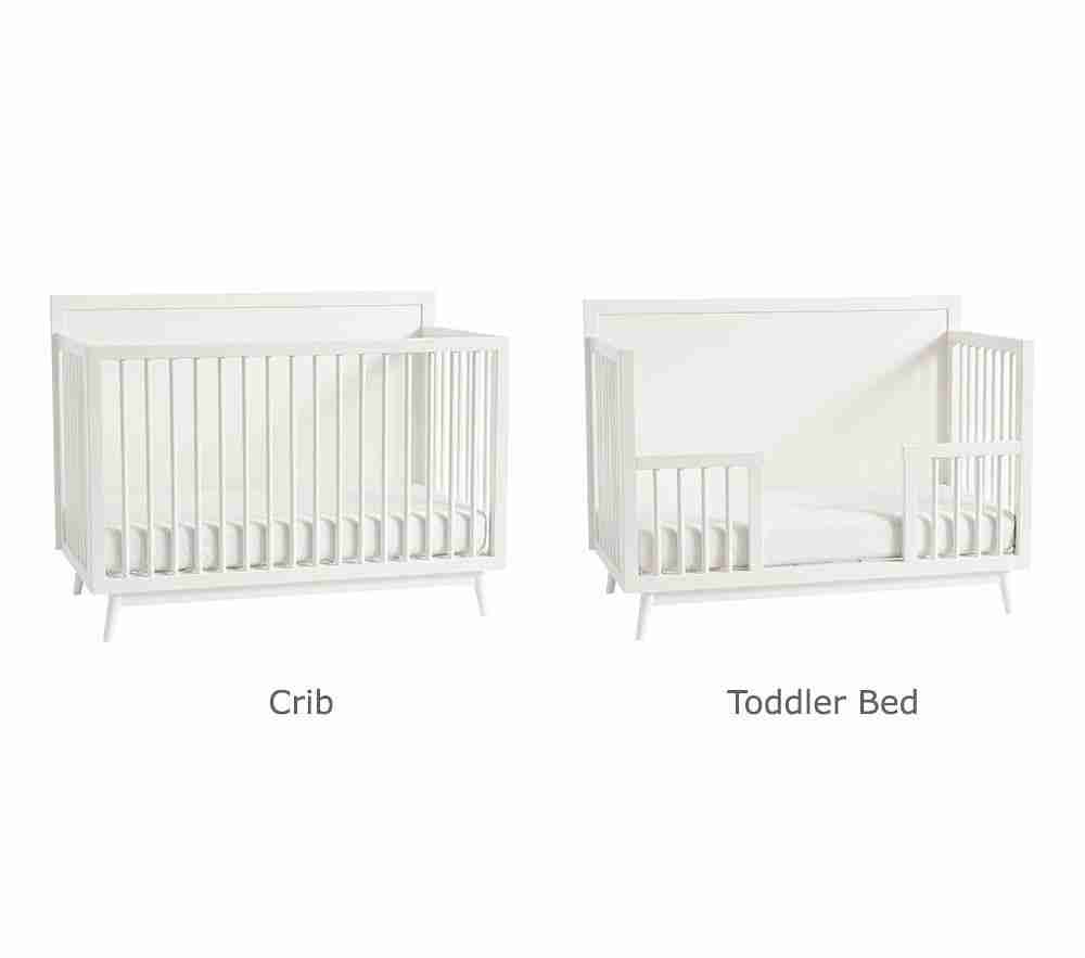 west elm x pbk Mid Century 4-in-1 Toddler Bed Conversion Kit - Acorn