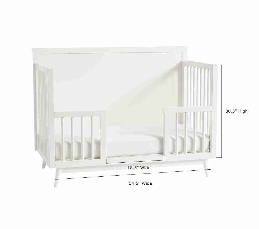west elm x pbk Mid Century 4-in-1 Toddler Bed Conversion Kit - Acorn